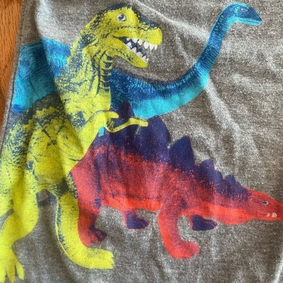 CIRCO Romper Dinosaur One piece Shorts Gray Baby Infant Size 3m - Picture 2 of 5